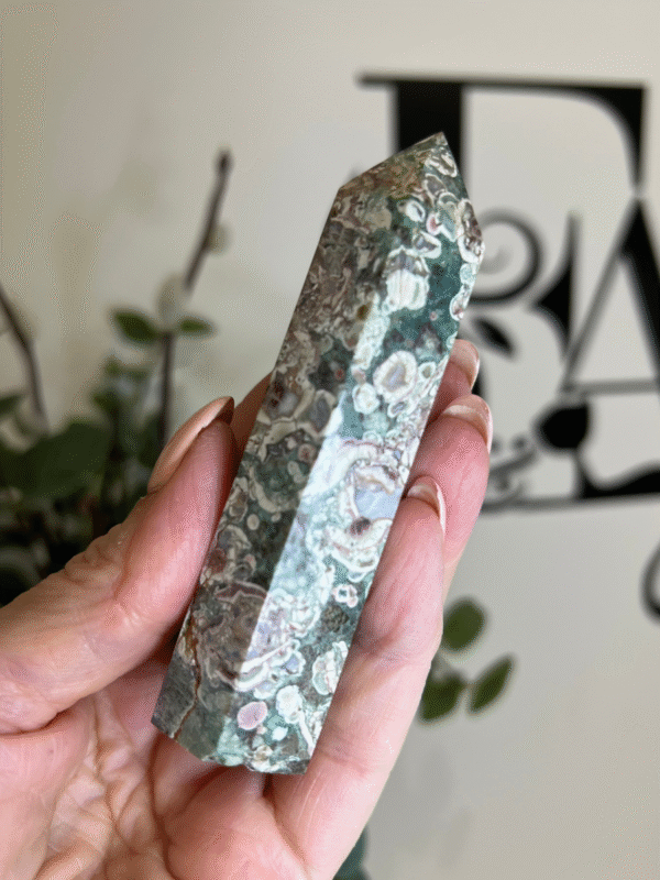 Flower Jasper Tower 10cm